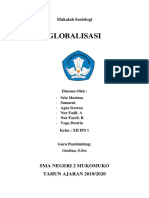 Makalah sosiologi SMA - Globalisasi.docx