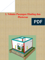 Volume Pasangan Dinding Dan Plesteran