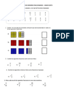 Taller de Números Fraccionarios Sexto