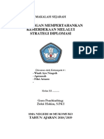 Makalah Sejarah SMA - Mempertahankan Kemerdekaan Melalui Diplomasi