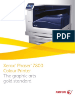 Xerox Brochure Phaser 7800