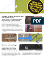 Shed and Garage Leaflet