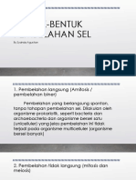 Bentuk-Bentuk Pembelahan Sel PDF