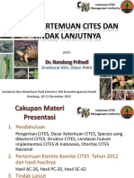 2012 Sosialisasi Hasil - CITES PDF