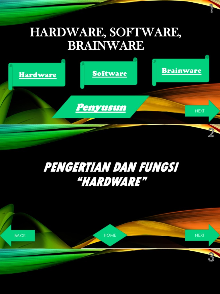 The Hardware, Software, Brainware Triangle | PDF
