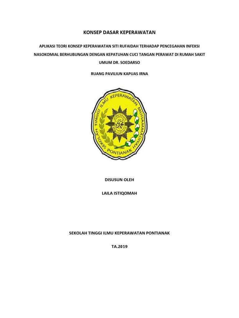 Aplikasi Teori Konsep Keperawatan Rufaidah Terhadap Pencegahan Infeksi ...