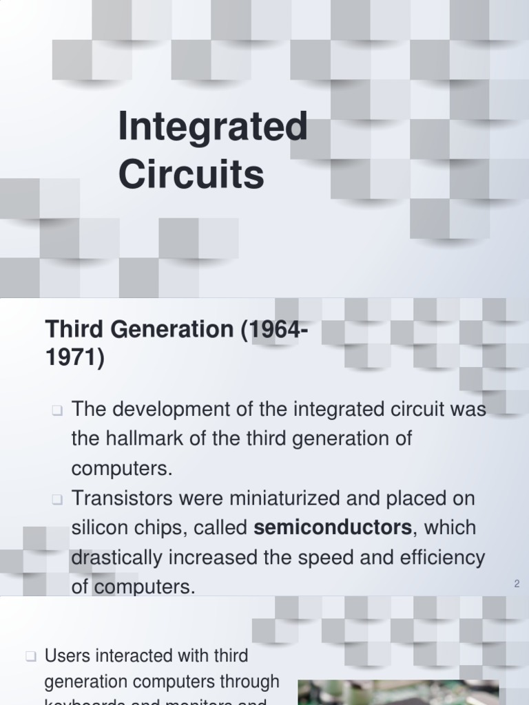 Integrated Circuits in Third Generation | PDF