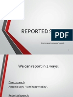 Reported Speech