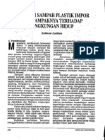 ID Masalah Sampah Plastik Impor Dan Dampakn PDF