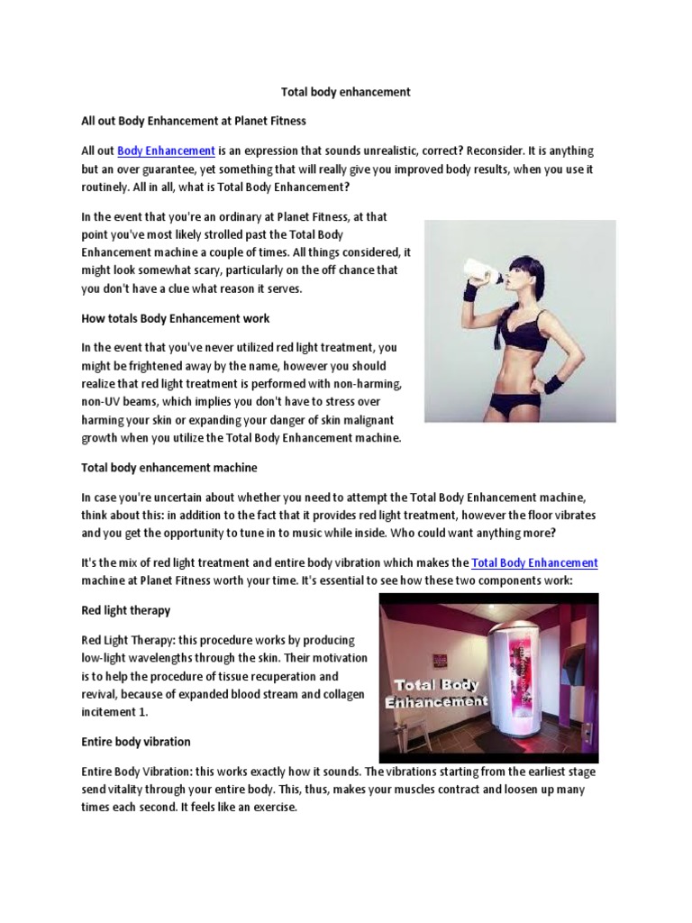 Total Body Enhancement Pdf