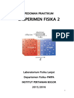 Pedoman EKSPERIMEN Fisika 2 - 2016 - Fixx