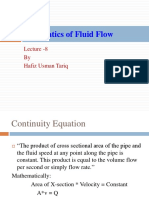 Lecture 8 Continuity Equation