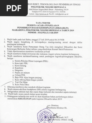Tata Tertib Pdf Pdf