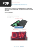 Running Text Arduino