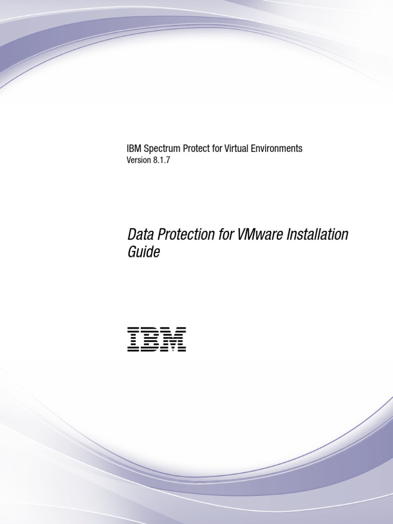 Data Protection For VMware Installation | PDF | Backup | Virtual Machine
