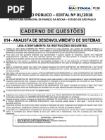 Analista de Desenvolvimento de Sistemas PDF