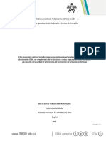 Autoevaluación de Programas de Formación - Gestión Operativa PDF