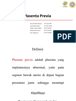 Plasenta Previa Tinjauan Pustaka