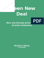 Green New Deal : vers une Europe-providence et post-croissance