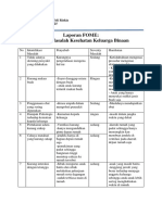 Laporan Fome 4 Analisis Permasalahan Keluarga