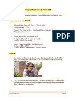 March Current Affairs PDF