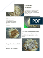 Ensalada Waldorf, una receta clásica