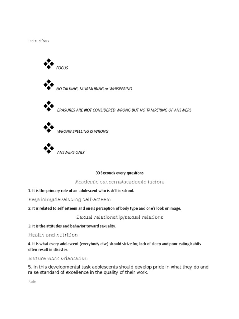 PERDEV | PDF | Adolescence | Identity (Social Science)