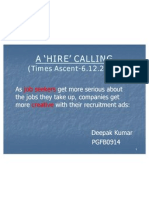 A Ƌhireƍ Calling A Ƌhireƍ Calling: (Times Ascent (Times Ascent - 6.12.2006) 6.12.2006)