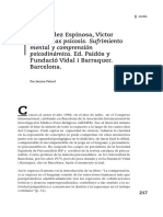 Las Psicosis. Sufrimiento Mental y La Comprension Psicodinamica PDF