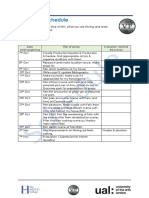 production schedule  3 