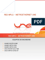 Red MPLS - Metroethernet Une V2