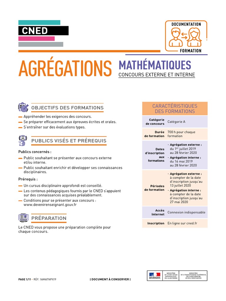 Brochure Cned 2020 Espace Euclidien Fonction Mathematiques