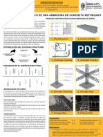 Infografia Del Proceso Constructivo de Una Armadura de Acero de Concreto Reforzado.