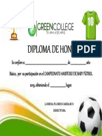 Diploma Deportivo 2019