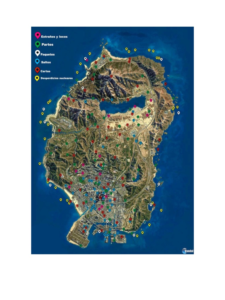 gta 5 mapa skarbów