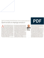 2010-11 Quem acode ao emprego artístico?