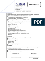 Check List Masuk ICU PDF