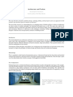 Architecture and Fashion PDF