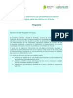 Dificultades Frecuentes en Alfabetización Inicial - Estrategias para Abordarlas en El Aula