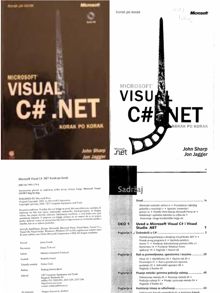 Microsoft Visual C Net Korak Po Korak PDF | PDF