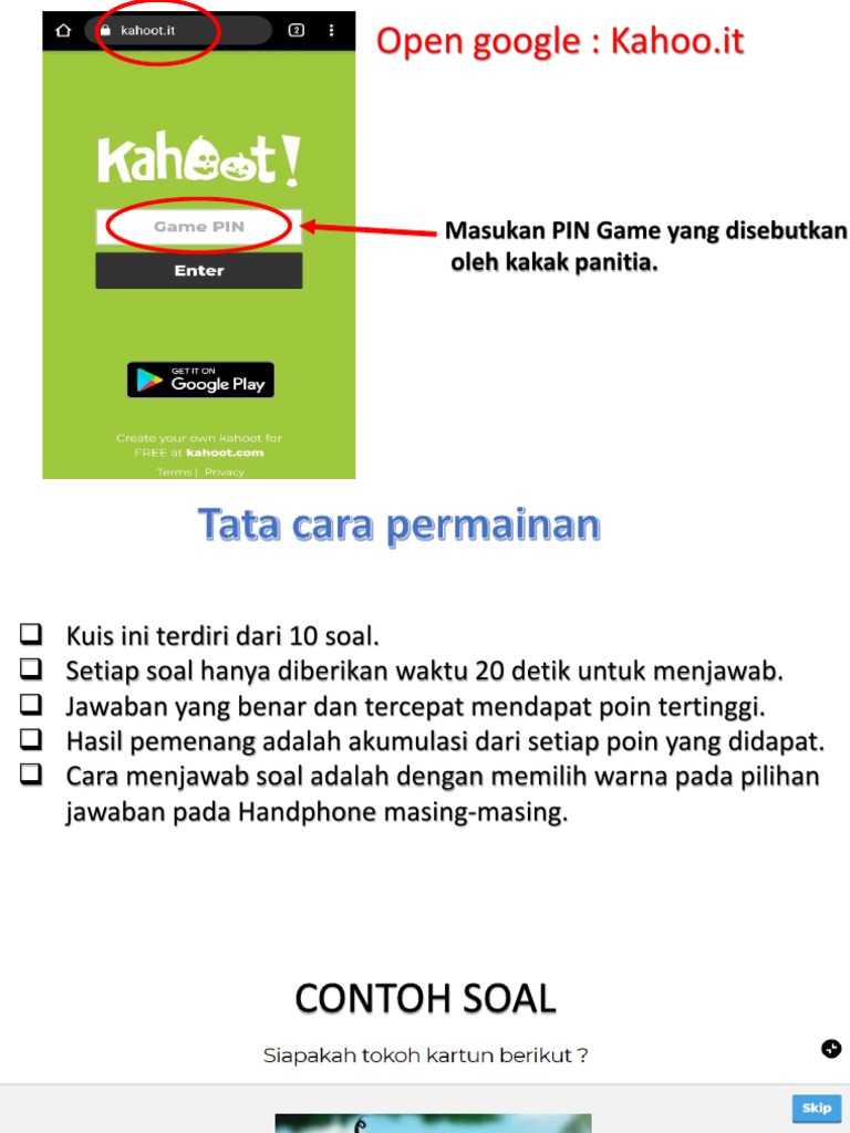 Cara Create Game Kahoot