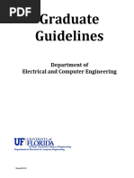 University of florida ece graduate guidelines/handbook