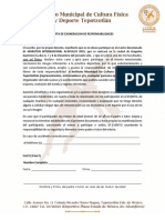 Carta de Exoneracion de Responsabilidades