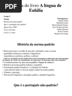 A língua de Eulália