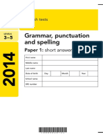 2014 KS2 L3-5 English GPS Short Answer Booklet PDF