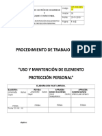 Procedimiento de Trabajo Seguro Epp