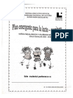 Plan Emergente para La Lectoescritura Niños Presilábicos y Silábicos para 1° y 2° PDF