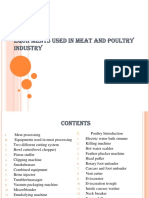 Lecture Equipmentsusedinmeatandpoultryindustry-160119045226