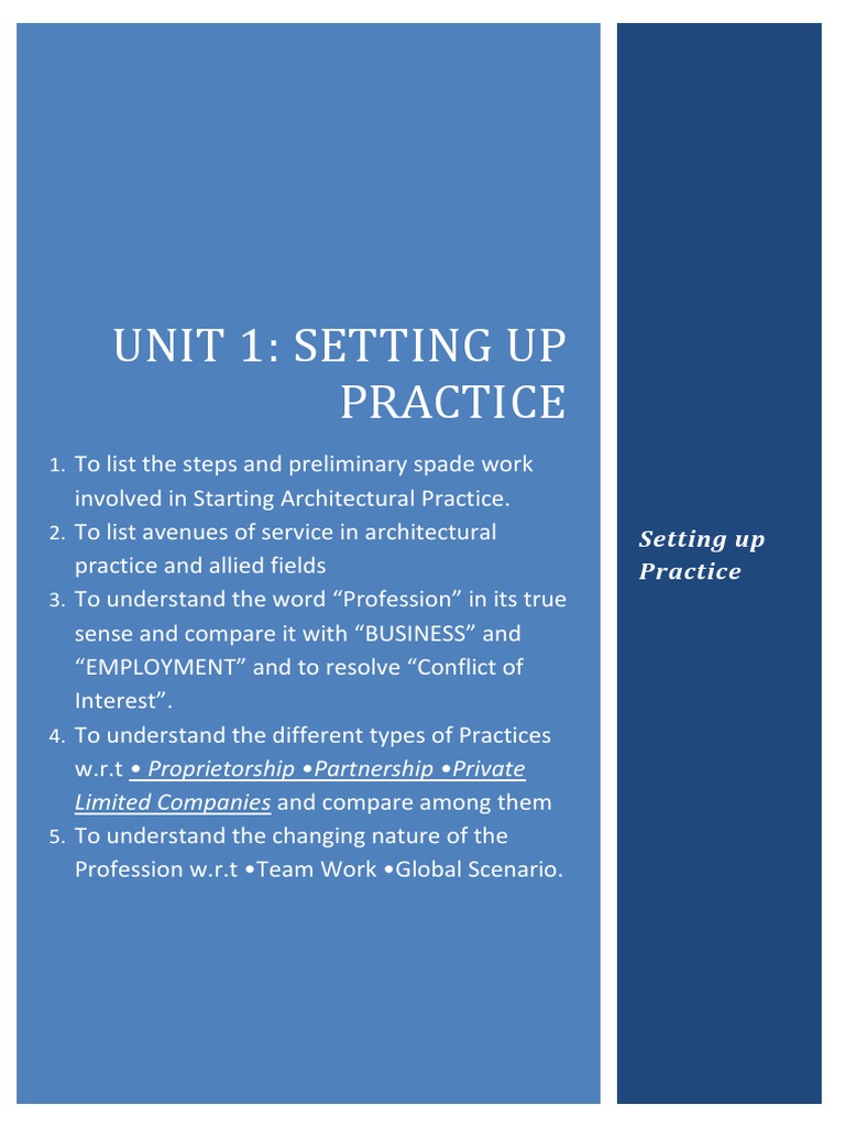 Starting an Architectural Partnership | PDF | Professional Ethics ...