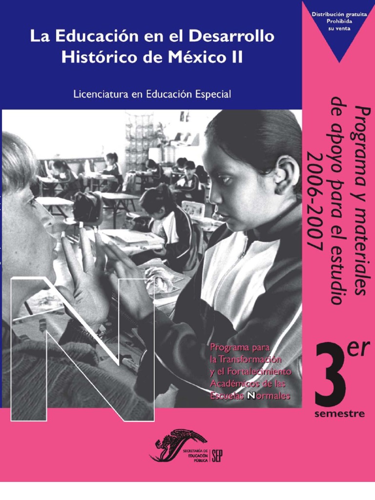 La Educacion en El Desarrollo Historico de Mexico Ii | PDF | Educación ...